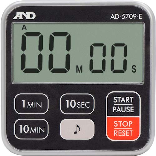 A&D 100分形防水厨房タイマー AD-5709-E