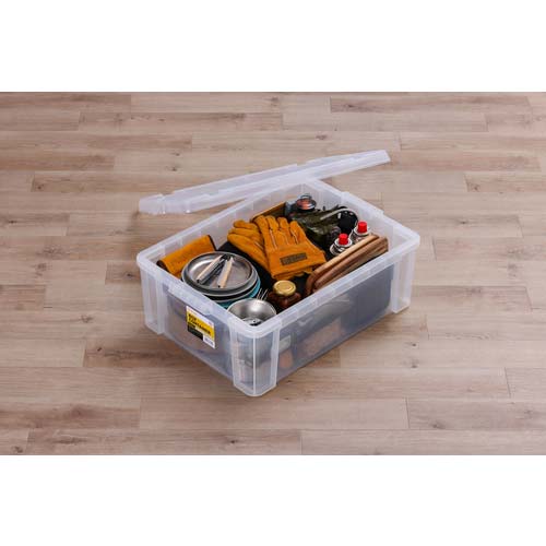 アイリスオーヤマ 299246 BOXコンテナ B-43R クリア B-43R-CL
