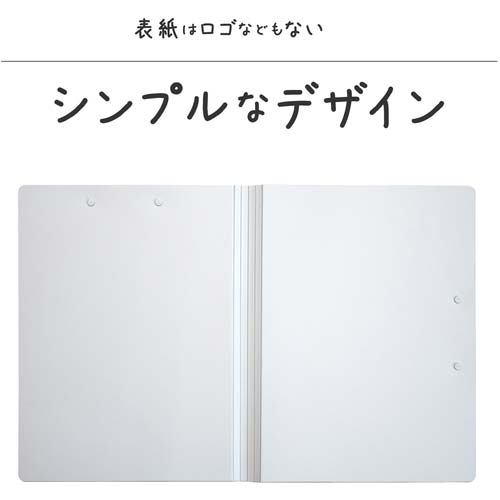 sedia クリップファイル<ダブル> 発泡美人 A4 ホワイト FB-2036-70