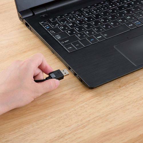 ELECOM 有線ヘッドセット 両耳ネックバンド USB-A 1.8m ブラック HS-NB03SUBK