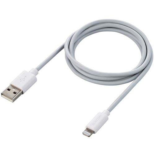 ELECOM Lightningケーブル スタンダード 1.0m ホワイト MPA-UAL10WH
