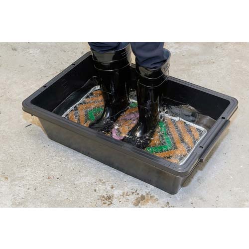 TRUSCO トラ舟51Lブラック(角型・再生原料使用) PSB60-BK