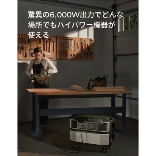 EcoFlow ポータブル電源 DELTA Pro Ultra インバーター・バッテリーセット S-DPU06K-JP