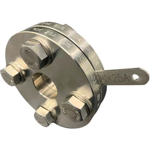 HIーLEAD JIS10K 配管テスト用仕切板 25A SPB-10K-025A-SUS