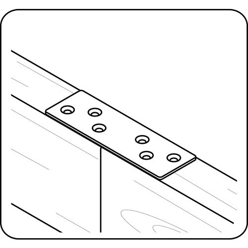DAIDOHANT 2×4サポート 帯金物 タイプ4 24-F4-Y 10179088