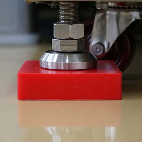 EXSEAL 防振・緩衝ブロック ゲルダンパー 硬度15 100×100mm 黒 GD01-33005