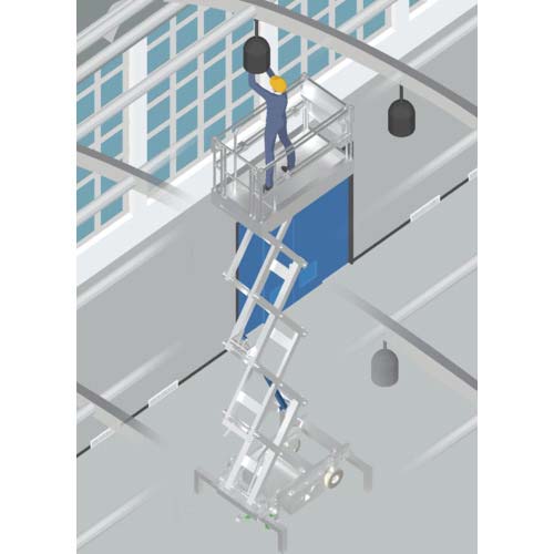 アルインコ 高所作業台のぼる君 LSーVEL 作業床高さ0.745〜3.6m LS36VEL