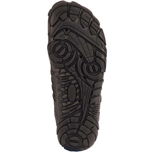 カジメイク 作業靴 6411 ベアフットシューズ ブラック 26.5cm 6411-91-26.5