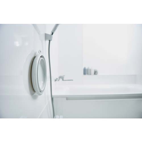 伊勢藤 おりたためる湯おけマグネット付 グレー I-637-GY