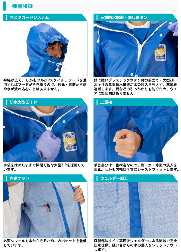 ロゴス マリンエクセル パーカー M〜LL 12030 上着のみ