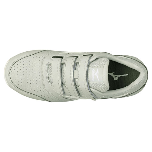 ミズノ オールマイティ LSII 22L 安全靴 ライトグレー×ホワイト 26.0 F1GA210105