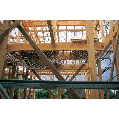 TRUSCO 安全ネット白1.8Φ 目合15 菱目ラッセル 仮認 TSN-W