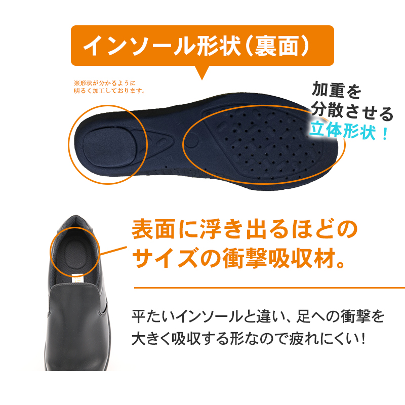 【廃番】現場市場 コックシューズ 快適 白 23.5 K-01