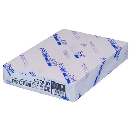 クラウン コピー用紙 B5 1箱 500枚×5冊 CR-KPB5-W