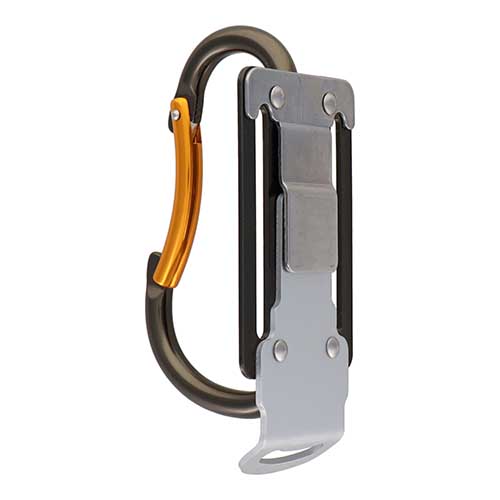 DBLTACT 可動式カラビナ工具差 軽量アルミ ガンメタ DT-ATM-G