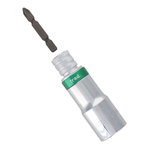 【廃番】trad 電動ドリル用ロングソケット(ビット差替式) 24mm TCD-24L