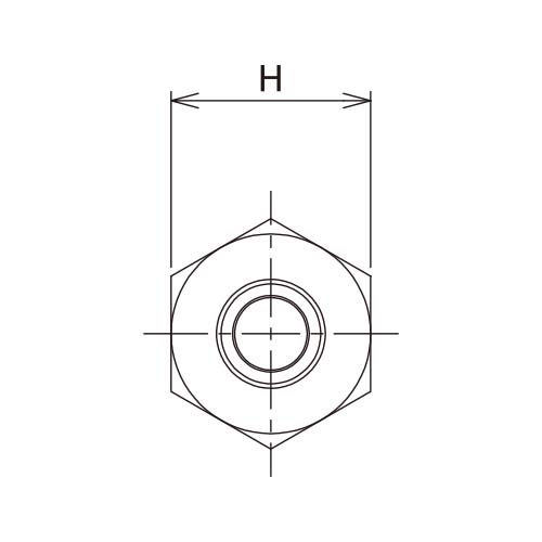 FLOBAL ステンレス製ホースニップル VHN-0412 1/2×12