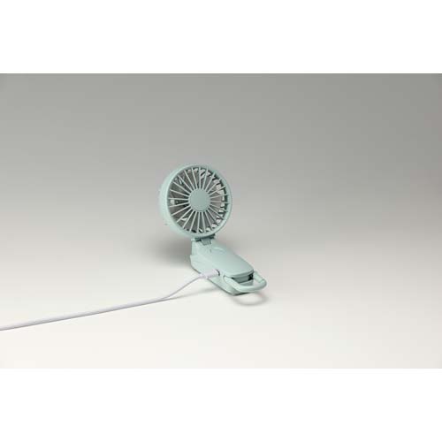 リズム ハンディファン Silky Wind Mobile 3.2 水色 9ZF040RH04