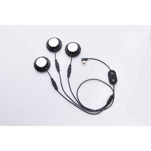 山善 温冷ペルチェ6点式ベスト ブラック フリーサイズ AZ-8155-010-F