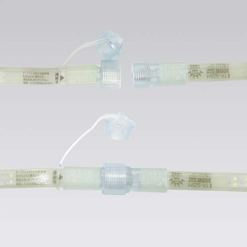 グッドグッズ LEDロープライト 25m 片面発光 300W 約22500LM TP-S25M