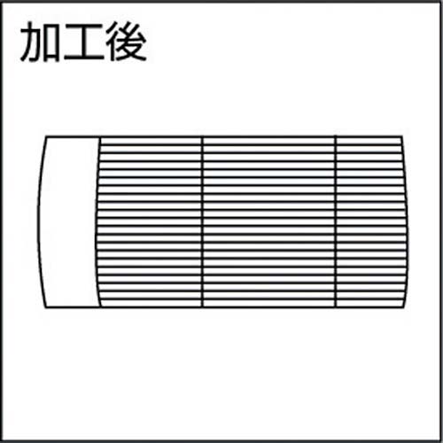 SUPER 切削ローレット駒(小径平目用)ピッチ:0.4 外径A:9.5 KNCF0904R