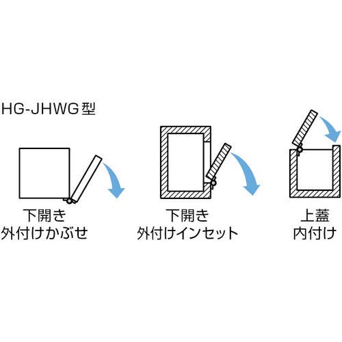 SUGATSUNE (170092216)HG-JHW70Gダンパーヒンジ HG-JHW70G