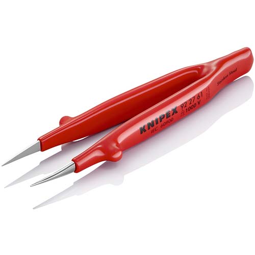 KNIPEX 9227-61 絶縁精密ピンセット 130MM