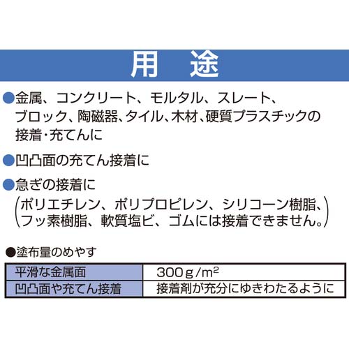 セメダイン ハイクイック 500gセット (灰色)(5分硬化型) CA-290