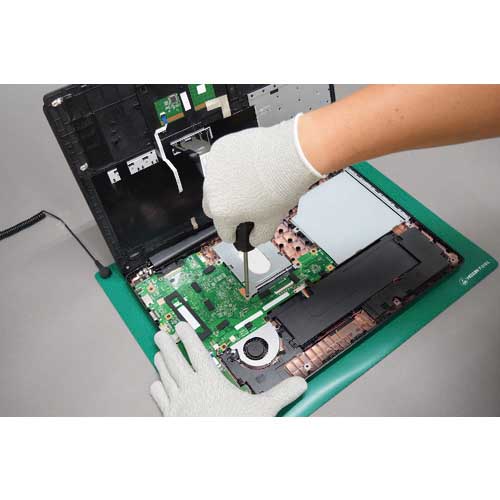 HOZAN ESD卓上マット グリーン 450×330 F-310-L