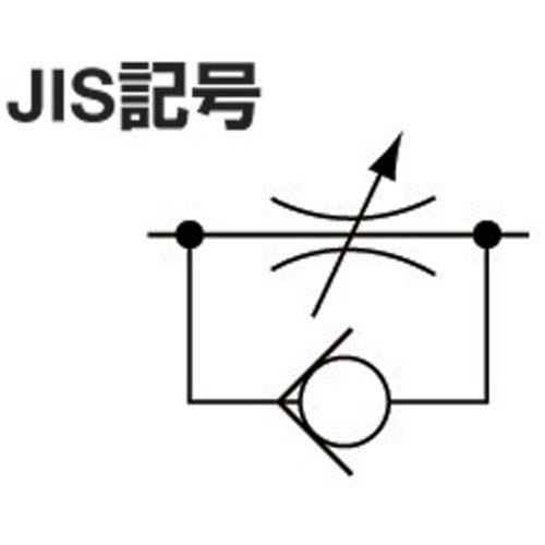 CKD スピードコントローラ 中口径タイプ Rc1/4 SC1-8