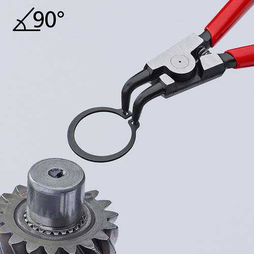 KNIPEX（クニペックス）4621-A41 軸用スナップリングプライヤー 曲（SB） KNIPEX(クニペックス) 4621-A41 軸用スナップリング