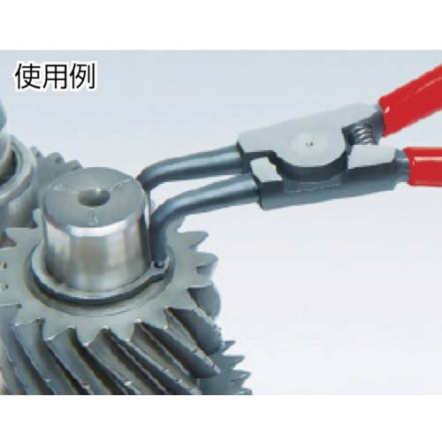 KNIPEX 軸用リングプライヤー45度 10-25mm 4631-A12