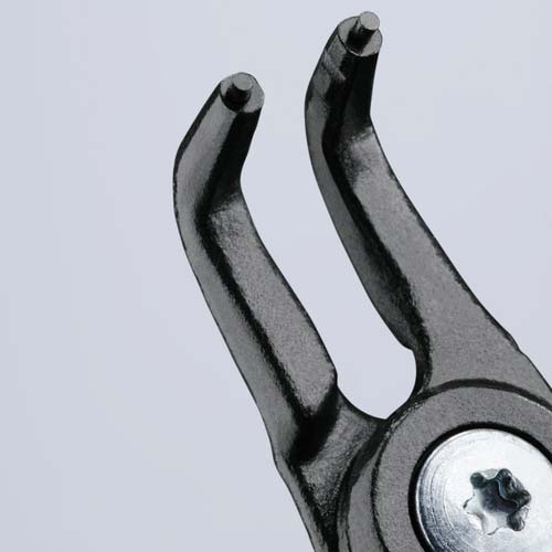 KNIPEX 軸用精密スナップリングプライヤー90度 オープンリミッター付き 10-25mm 4941-A11