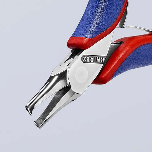 KNIPEX エレクトロニクスエンドカッティングニッパー オブリケ(35°傾斜) リセス付き 6472-120