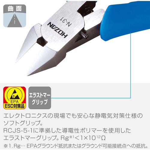 HOZAN ミニチュアニッパー103mm N-31