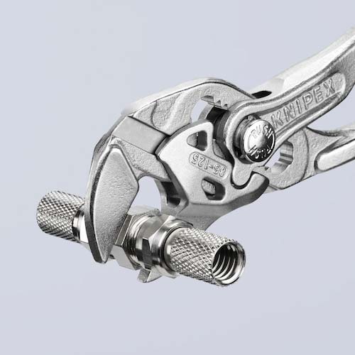 KNIPEX プライヤーレンチ ソフトプラスチックハンドル クロムメッキ 125mm 8603-125