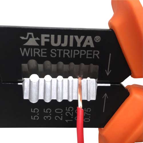 フジ矢 万能電工ペンチ 240mm 絶縁・ファストン端子用 FA105