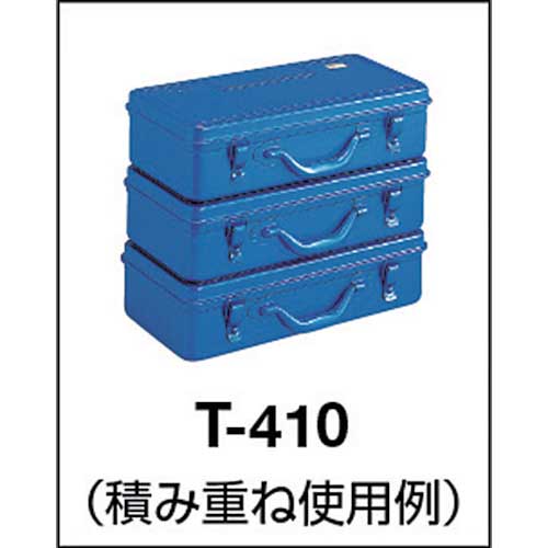 TRUSCO トランク工具箱 368X222X95 ブルー T-360