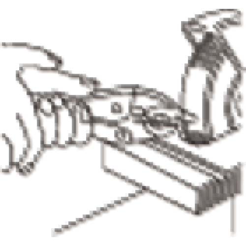 エビ バイスプライヤー カーブタイプ 178mm VM175