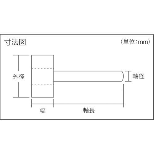 TRUSCO 薄型フラップホイール 50X5X6 #60 5個入 UF5005-60