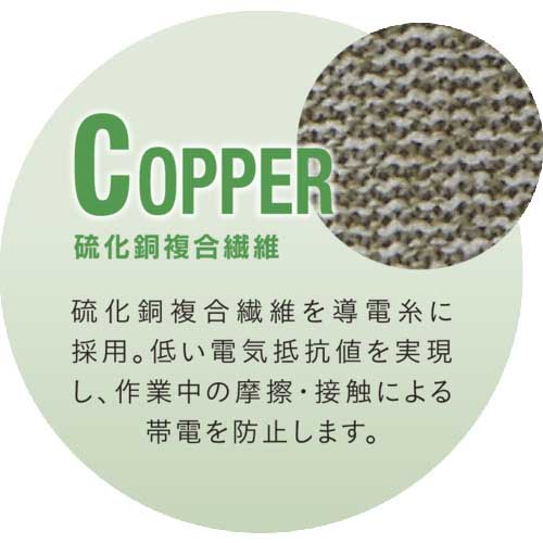 【廃番】SHOWA 静電気防止手袋(手のひらコートタイプ) 制電パームフィット手袋 A0120 Mサイズ A0120M