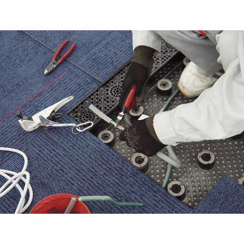 SHOWA ウレタン背抜き手袋 B0500 パームフィット手袋 ブラック Lサイズ B0500-LBK