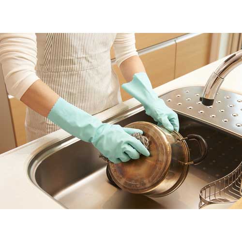 【廃番】SHOWA ニトリルゴム手袋 ナイスハンドエクストラ薄手 グリーン Mサイズ NHEXU-MG