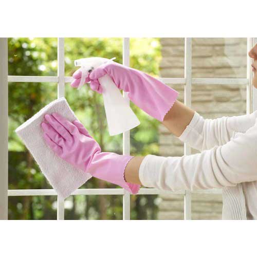 SHOWA 塩化ビニール手袋 ナイスハンドミュー薄手 ピンク Sサイズ NHMIU-SP