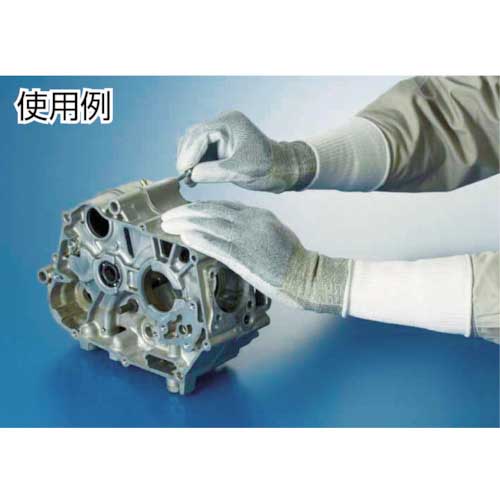 SHOWA 耐切創手袋 No544 ケミスターパームFS グレー Sサイズ NO544-S