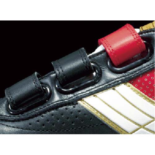 【廃番】ディアドラ DIADORA 安全作業靴 ロビン 黒/白/赤 28.0cm RB213-280