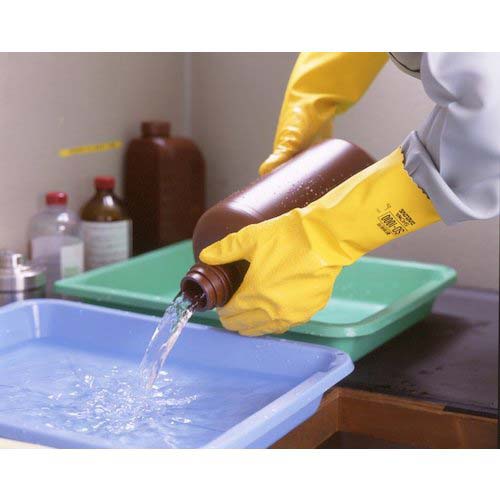 SHOWA ポリウレタン製オールコート裏布付き手袋 SD-1000 イエロー Lサイズ SD-1000-L