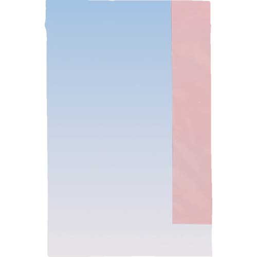 セイニチ チャック付ポリ袋 ユニパック A-4 半透明赤 縦70×横50×厚さ0.04mm 300枚入 A-4-CR