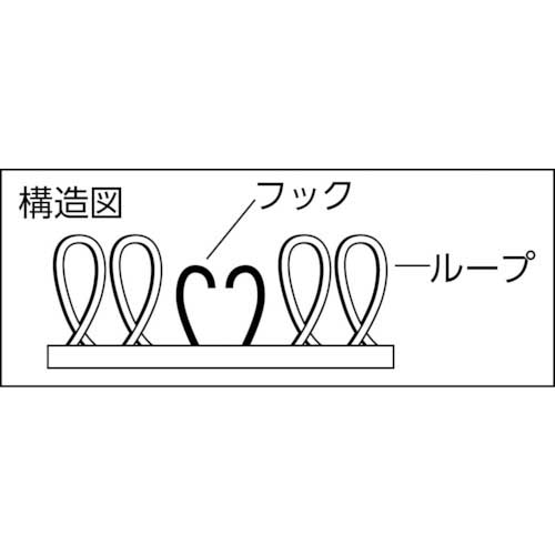 TRUSCO フリーマジック 結束テープ片面幅25mm長さ25mオレンジ MKT-25B