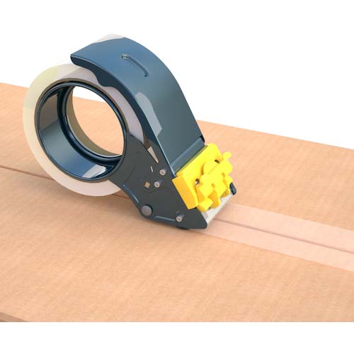 TRUSCO テープカッター スチールタイプ セーフティカバー付 TEX-266A